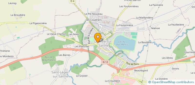 localisation de l'entreprise MADAME LAURA VIRMONT à LE MELE-SUR-SARTHE