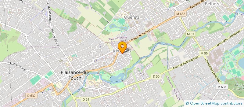 localisation de l'entreprise MADAME LAURA VIVIEN  PLAISANCE-DU-TOUCH