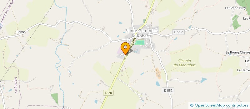 localisation de l'entreprise MADAME LAURA VIVIER  SAINTE-GEMMES-LE-ROBERT