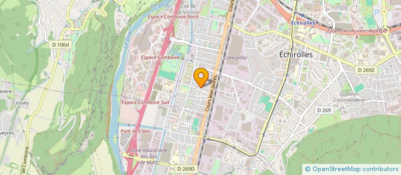 localisation de l'entreprise MADAME LAURA VIZZINI  ECHIROLLES