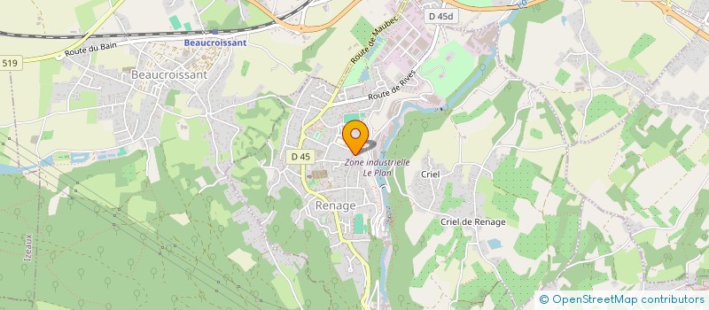 localisation de l'entreprise MADAME LAURA VIZZINI  RENAGE