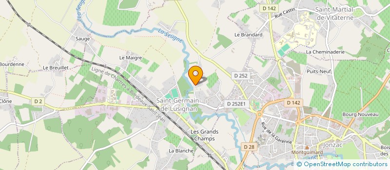 localisation de l'entreprise MADAME LAURA VOLANT à SAINT-GERMAIN-DE-LUSIGNAN