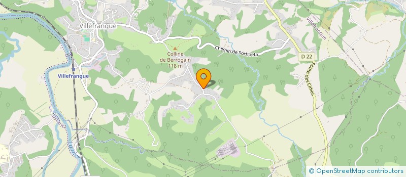 localisation de l'entreprise MADAME LAURA VORAGEN  VILLEFRANQUE