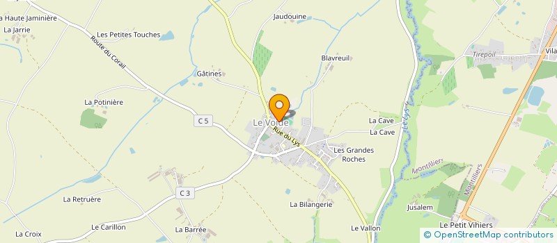 localisation de l'entreprise MADAME LAURA VOYER à LYS-HAUT-LAYON