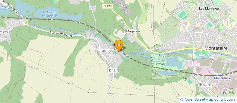 localisation de l'entreprise MADAME LAURA WAETERLOOS  CRAMOISY