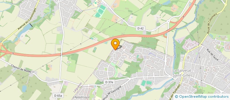 localisation de l'entreprise MADAME LAURA WAJGELT  LA SALVETAT-SAINT-GILLES