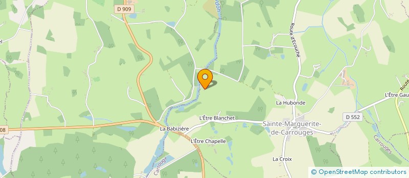 localisation de l'entreprise MADAME LAURA WALKER à JOUE-DU-BOIS