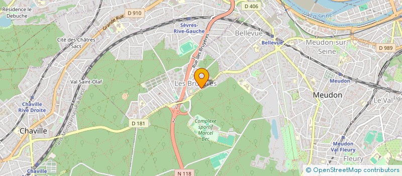 localisation de l'entreprise MADAME LAURA WANG à SEVRES