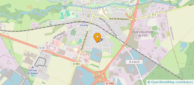 localisation de l'entreprise MADAME LAURA WASSMER  CERNAY