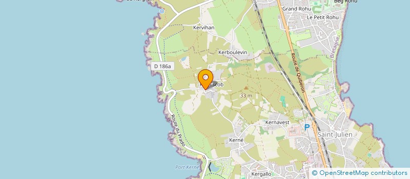 localisation de l'entreprise MADAME LAURA WITVROUW  QUIBERON