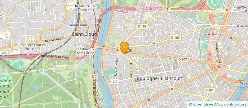 localisation de l'entreprise MADAME LAURA WOLKOWICZ à BOULOGNE-BILLANCOURT