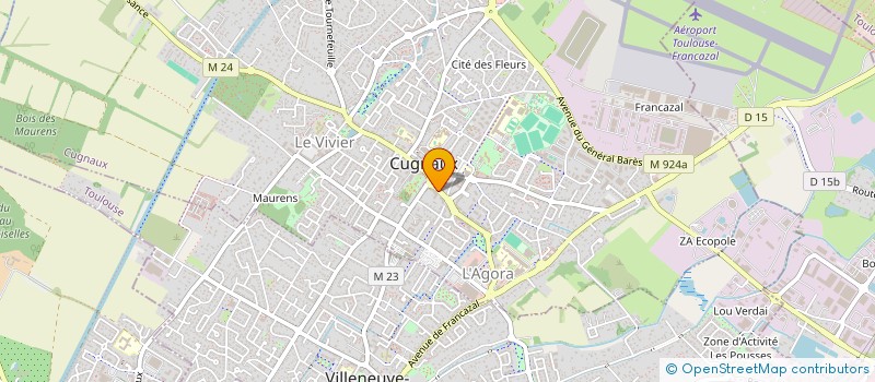 localisation de l'entreprise MADAME LAURA ZANIN  CUGNAUX