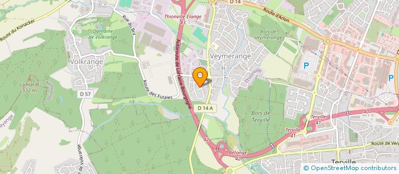 localisation de l'entreprise MADAME LAURA ZORZI  THIONVILLE