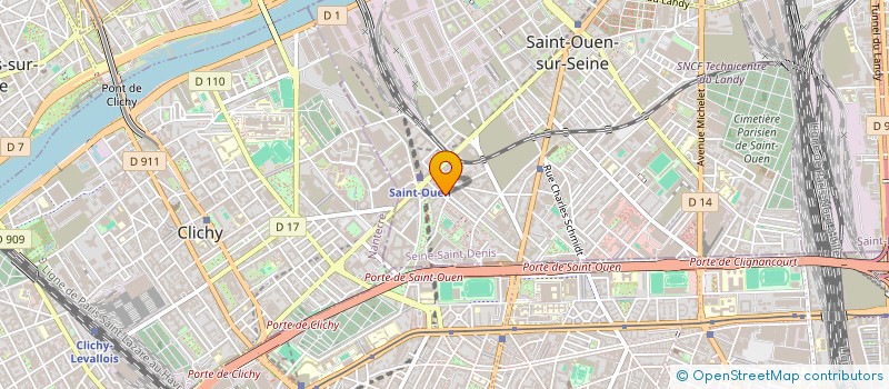 localisation de l'entreprise MADAME LAURA ZOTTOLA  SAINT-OUEN-SUR-SEINE