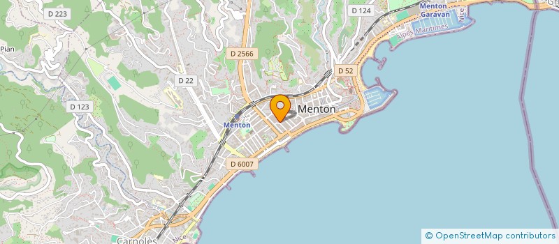 localisation de l'entreprise MADAME LAURA ZUCCA  MENTON