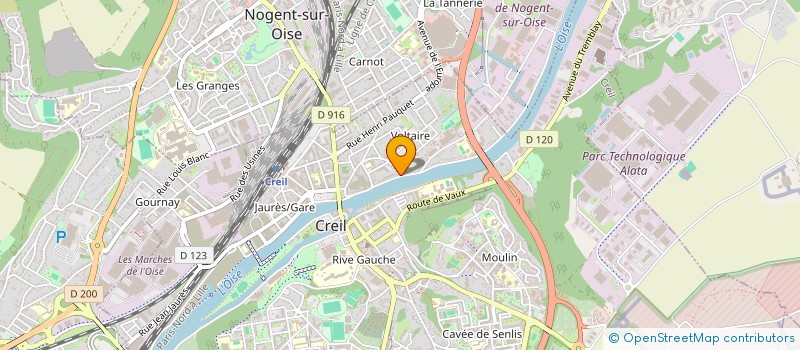 localisation de l'entreprise MADAME LAURALANE BAO  CREIL