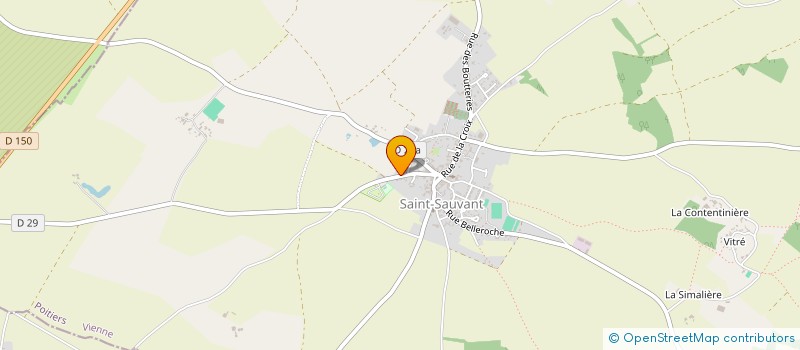 localisation de l'entreprise MADAME LAURALIE MAGALHAES  SAINT-SAUVANT