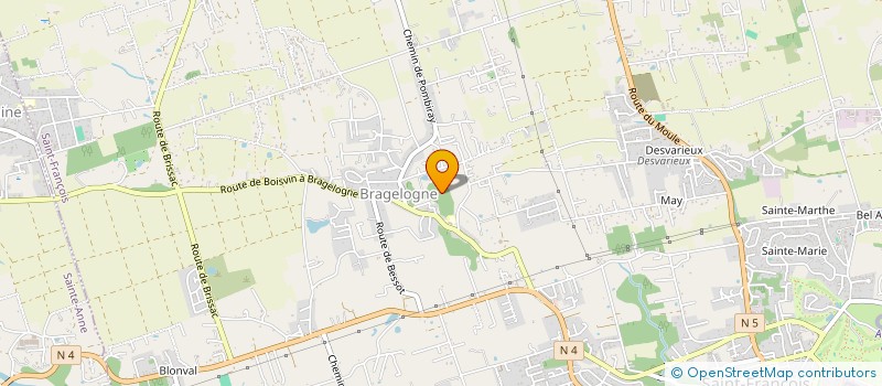 localisation de l'entreprise MADAME LAURALY MICHINEAU  SAINT-FRANCOIS