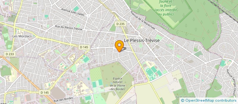 localisation de l'entreprise MADAME LAURALYNE SEJOUR  LE PLESSIS-TREVISE