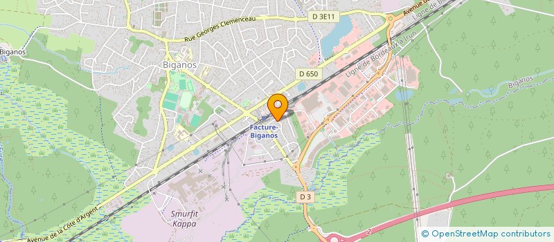 localisation de l'entreprise MADAME LAURANA FILLEAU  BIGANOS