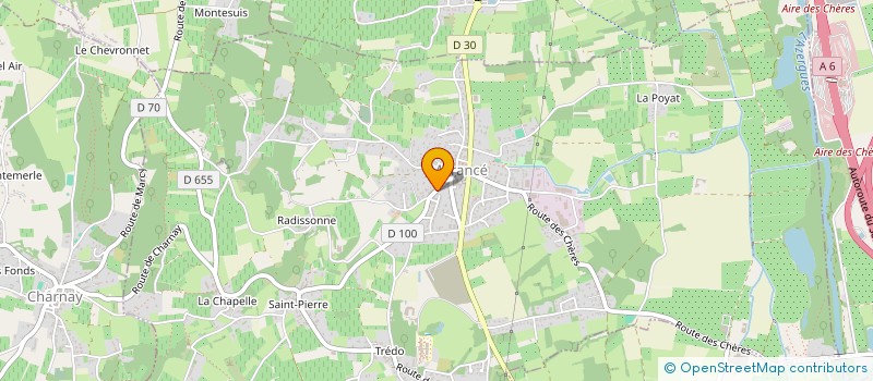 localisation de l'entreprise MADAME LAURANE BARONE  MORANCE