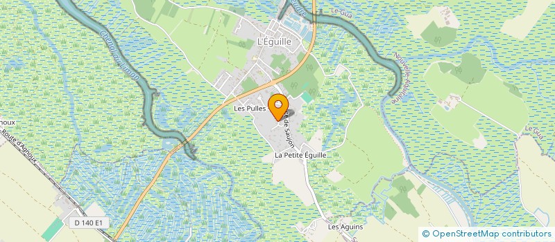 localisation de l'entreprise MADAME LAURANE BROSSARD  L'EGUILLE