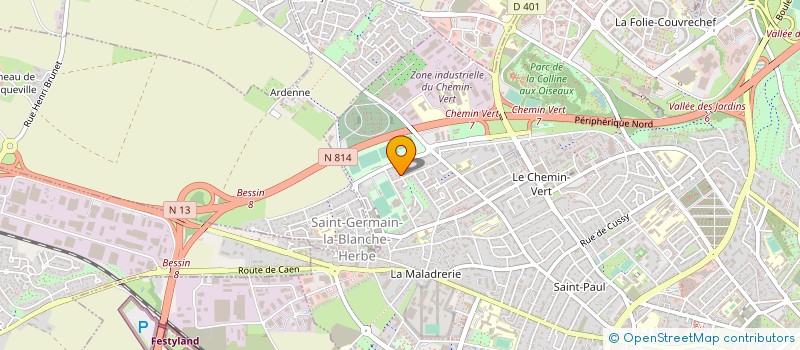 localisation de l'entreprise MADAME LAURANE CHARDON à CAEN