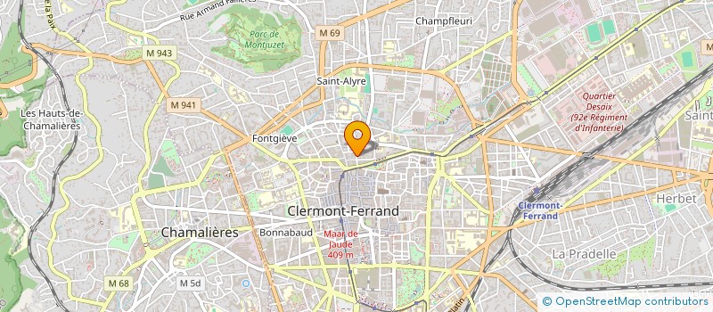 localisation de l'entreprise MADAME LAURANE CHAUDERON à CLERMONT-FERRAND