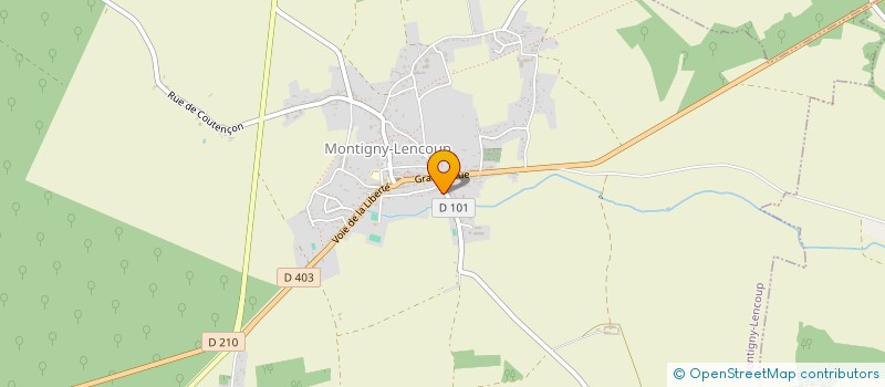 localisation de l'entreprise MADAME LAURANE DEMOLLIEN  MONTIGNY-LENCOUP