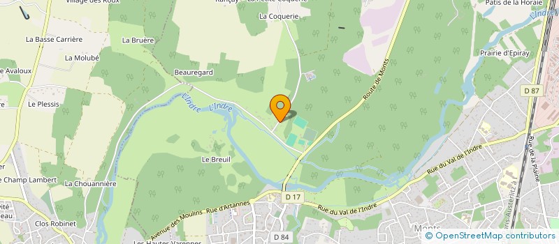 localisation de l'entreprise MADAME LAURANE FRANCONI  MONTS