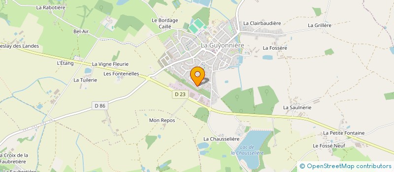 localisation de l'entreprise MADAME LAURANE GRELIER à MONTAIGU-VENDEE