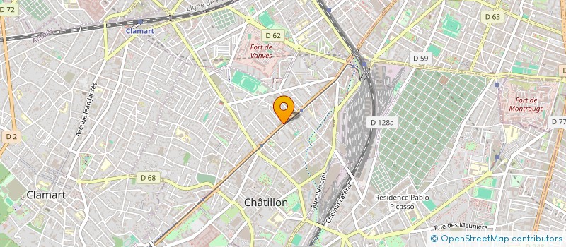 localisation de l'entreprise MADAME LAURANE HARIVEL  CHATILLON