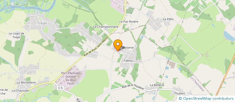 localisation de l'entreprise MADAME LAURANE HASCOET  LES SORINIERES