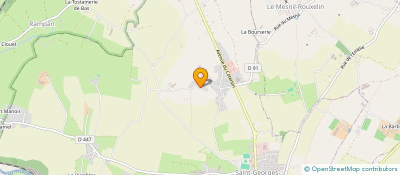 localisation de l'entreprise MADAME LAURANE LECOQ  SAINT-GEORGES-MONTCOCQ