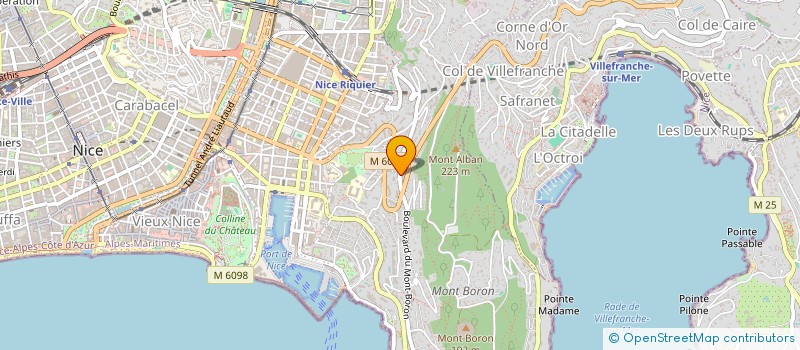 localisation de l'entreprise MADAME LAURANE MARCEL  NICE