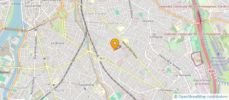localisation de l'entreprise MADAME LAURANE PARRIQUE à TOULOUSE