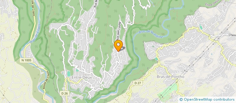 localisation de l'entreprise MADAME LAURANE PERRIN  ENTRE-DEUX