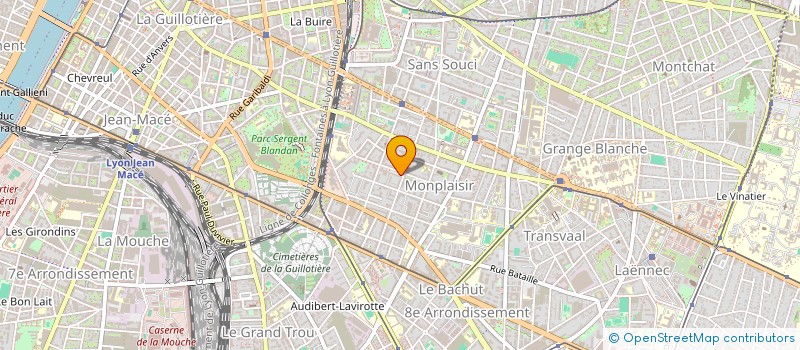 localisation de l'entreprise MADAME LAURANE RIVET  LYON