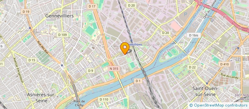 localisation de l'entreprise MADAME LAURANE SEXTIUS  ASNIERES-SUR-SEINE