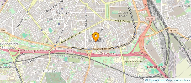 localisation de l'entreprise MADAME LAURANIE COGNET à LILLE