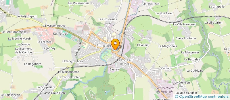 localisation de l'entreprise MADAME LAURANN COULOMBEL  PLANCOET