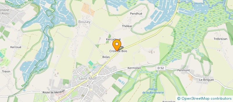 localisation de l'entreprise MADAME LAURANNE AUDRAIN à SAINT-MOLF