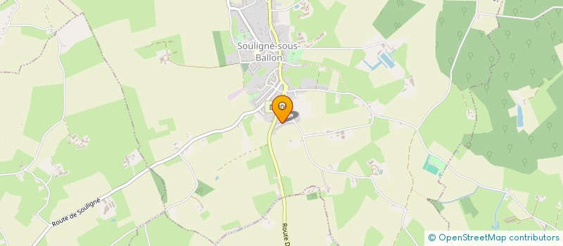 localisation de l'entreprise MADAME LAURANNE AUTECHAUD  SOULIGNE-SOUS-BALLON