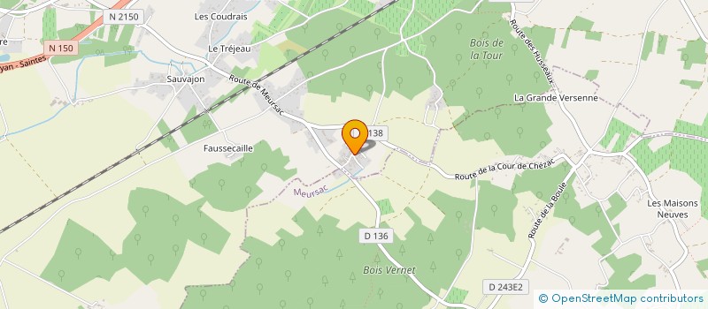 localisation de l'entreprise MADAME LAURANNE BASTARD  SAINT-ROMAIN-DE-BENET