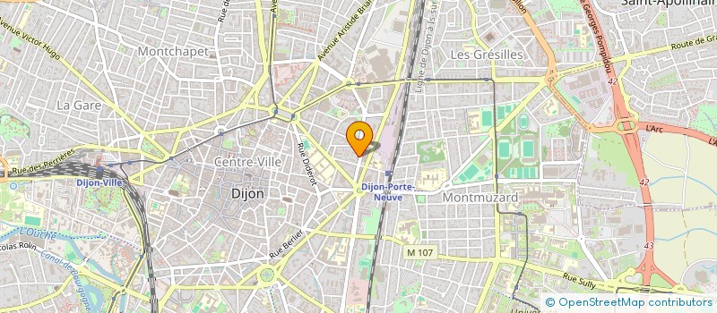 localisation de l'entreprise MADAME LAURANNE BAUD à DIJON