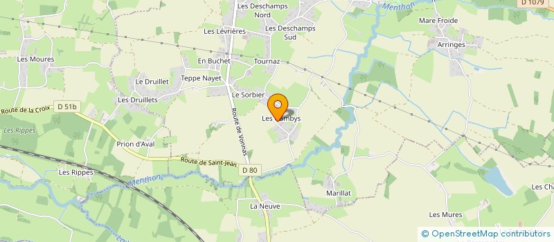 localisation de l'entreprise MADAME LAURANNE BOUSSARD à SAINT-CYR-SUR-MENTHON