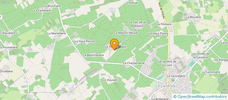 localisation de l'entreprise MADAME LAURANNE BRILLANT  LE LANDREAU