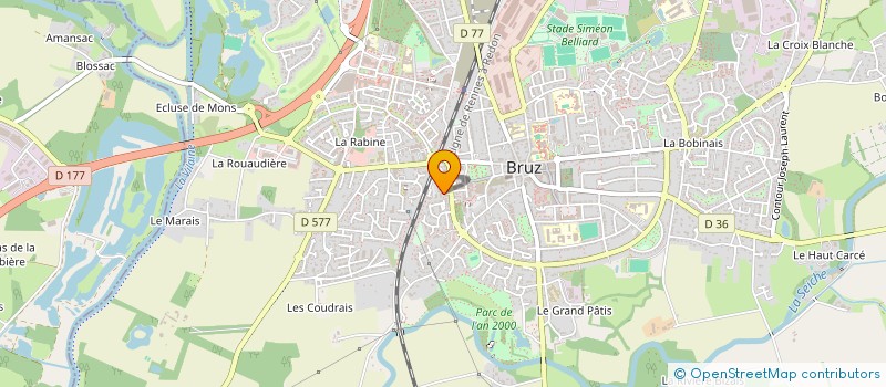 localisation de l'entreprise MADAME LAURANNE CASINELLI  BRUZ