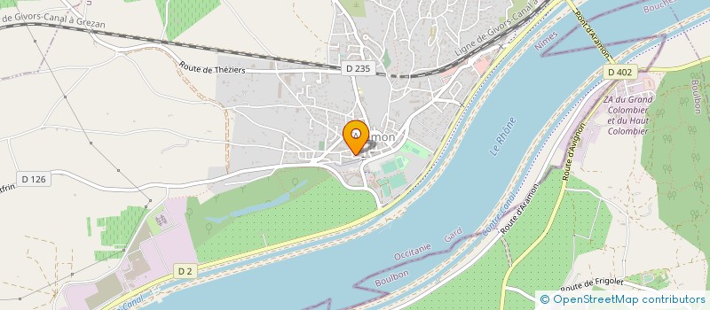 localisation de l'entreprise MADAME LAURANNE CHINETTE-PAILHE  ARAMON