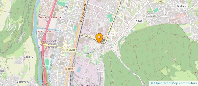 localisation de l'entreprise MADAME LAURANNE COIGNARD  LE PONT-DE-CLAIX